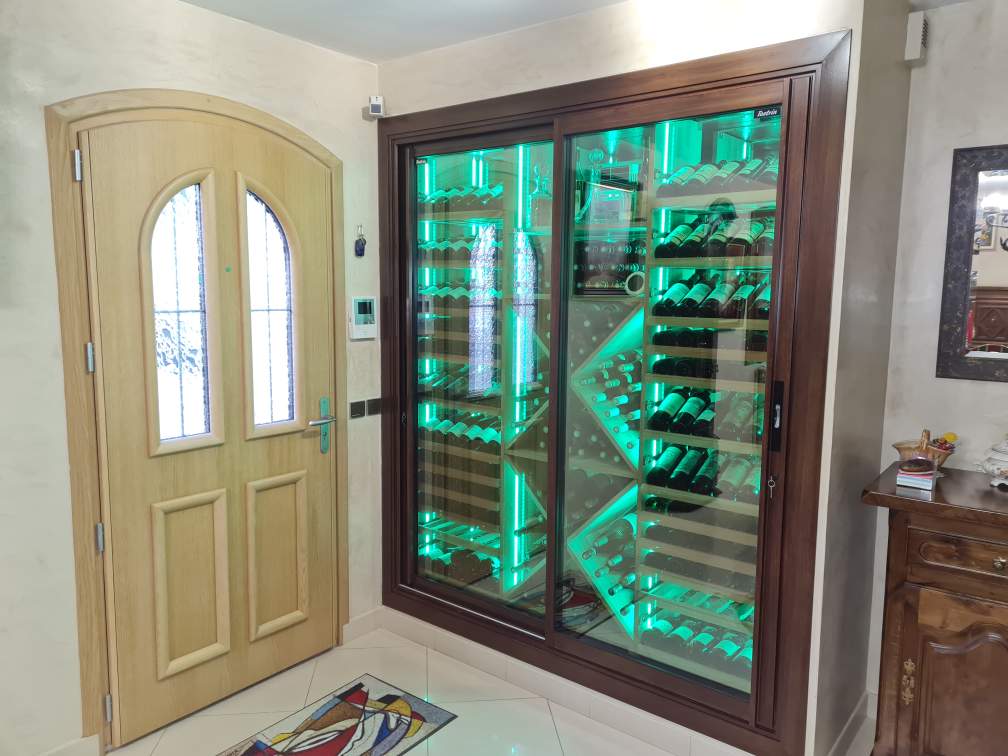 Cave à vin sur mesure chez particulier